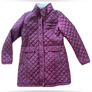 St. John's Bay Midweight Quilted Jacket Deep Ruby